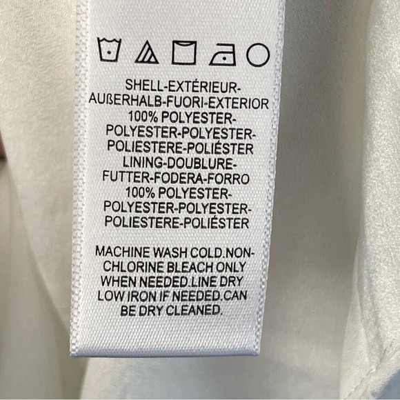 NWT DRESS THE POPULATION Paola Fit & Flare White Mini Dress, Small. $158 - Picture 10 of 11